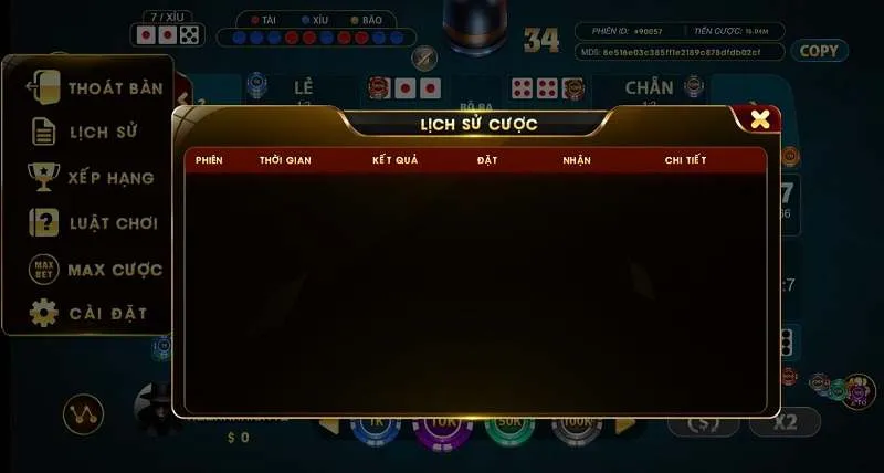 Hướng dẫn cách chơi Sicbo